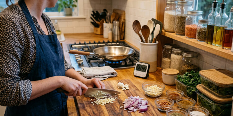 Habitual Steps for Smoother Weeknight Home Cooking